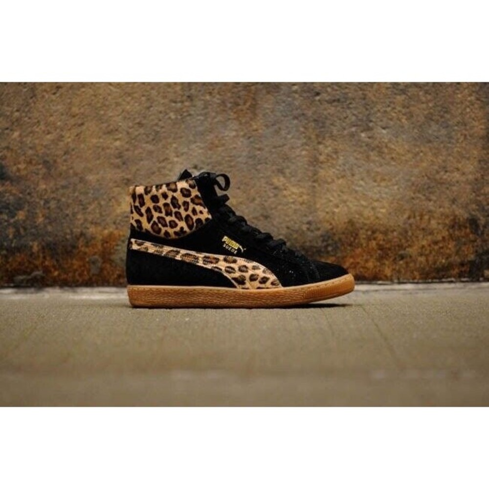 Puma Made In Japan Suede Mid “Osaka Zoo” Leopard Print exclusive Kith Sneakers